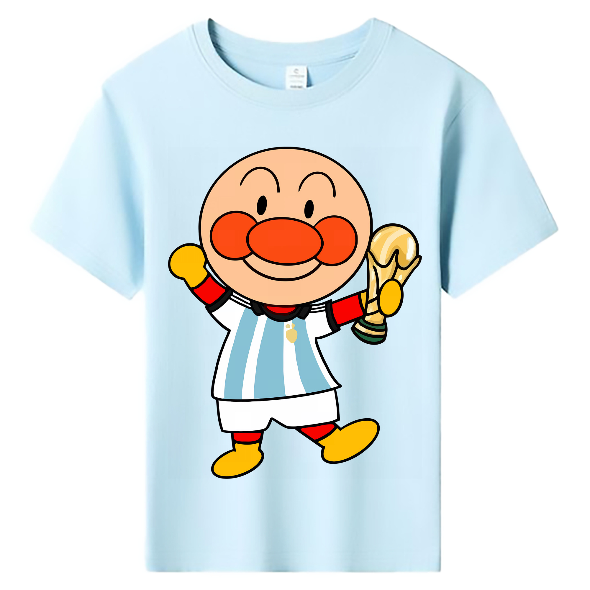 （画像用） アンパンマン Anpanman 綿100％キッズTシャツ（フロントプリント）